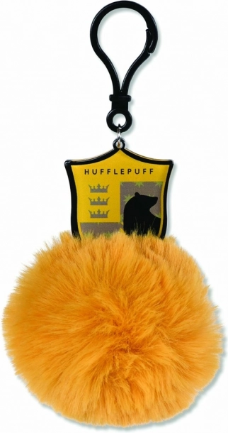 Pom pom privjesak za ključeve Hufflepuff