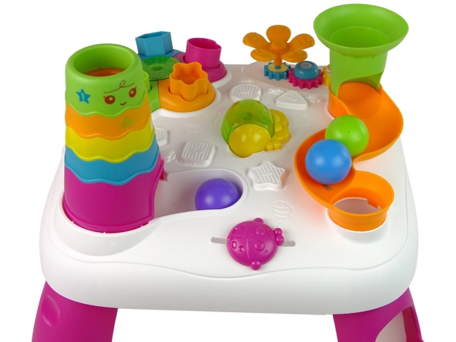 Interaktivni obrazovni stol Ball Sorter Slide Pink