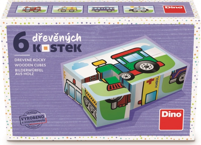 Slagalice s kockama - Promet, 6 kockica