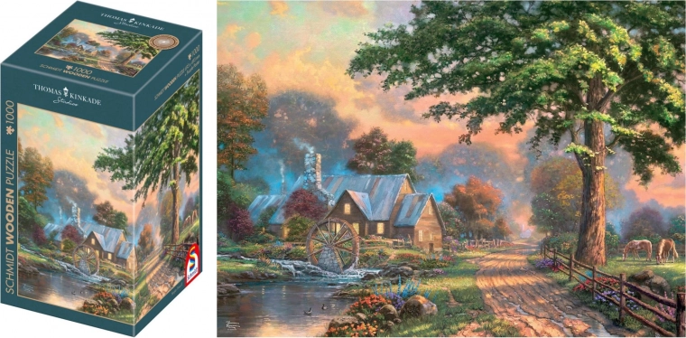 Schmidt drvene puzzle Jednostavnija vremena II, 1000 dijelova