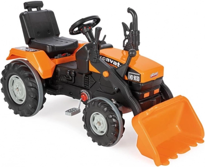 Pilsan Traktor na pedale s lopatom XXL narančasti