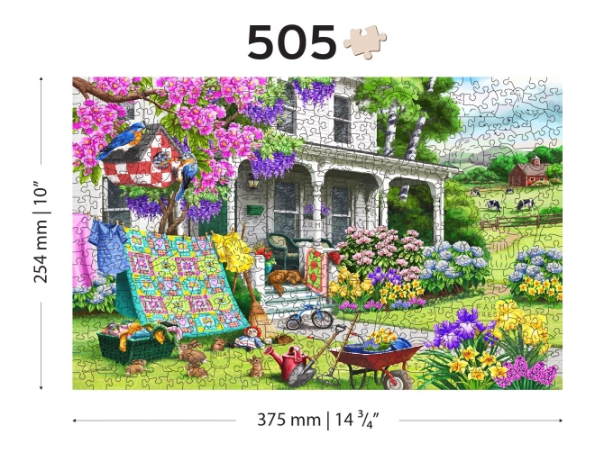 Drvene puzzle Seoski vrt od WOODEN CITY
