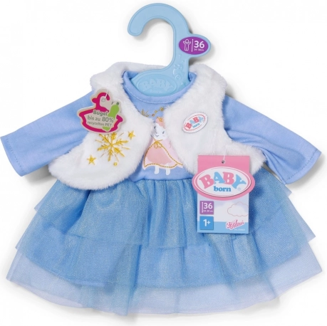 BABY born zimska haljinica za lutke 36 cm s prslukom