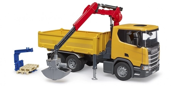 Bruder kamion Scania s kranom