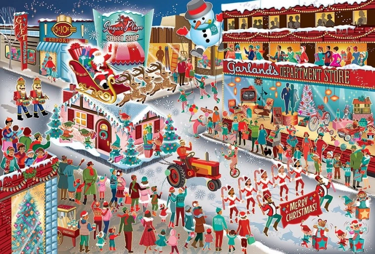 Puzzle Santov defile 2000 dijelova od Cobble Hilla