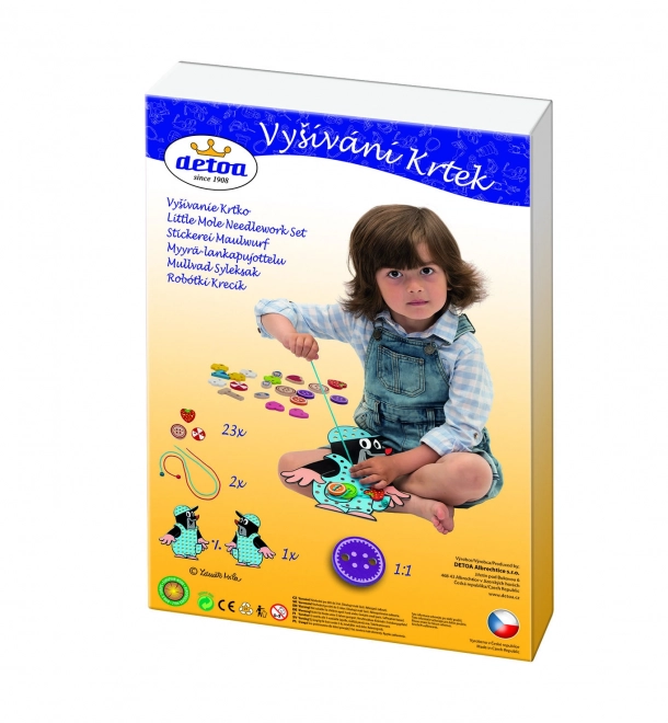 Vezenje Krtica drvo 26 kom u kutiji