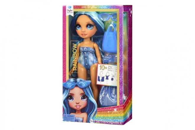 Rainbow High Fashion lutka u kupaćem kostimu - Skyler Bradshaw