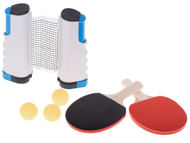 Set za stolni tenis - mrežica i rekete s lopticama