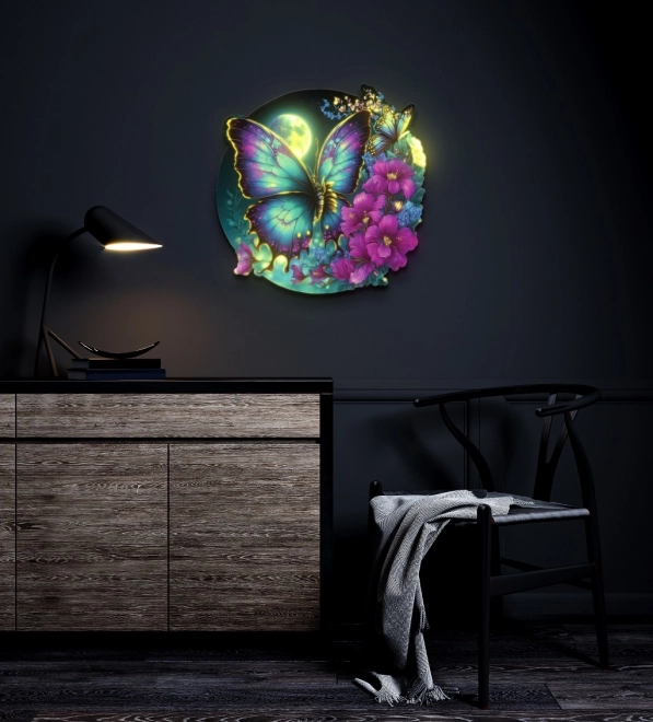 EscapeWelt Drvene luminiscentne puzzle Leptir 500 komada