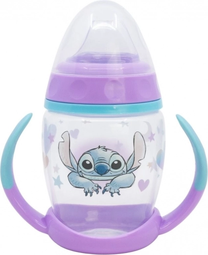 Šalica s ručkama i silikonskim nastavkom STITCH 270 ml