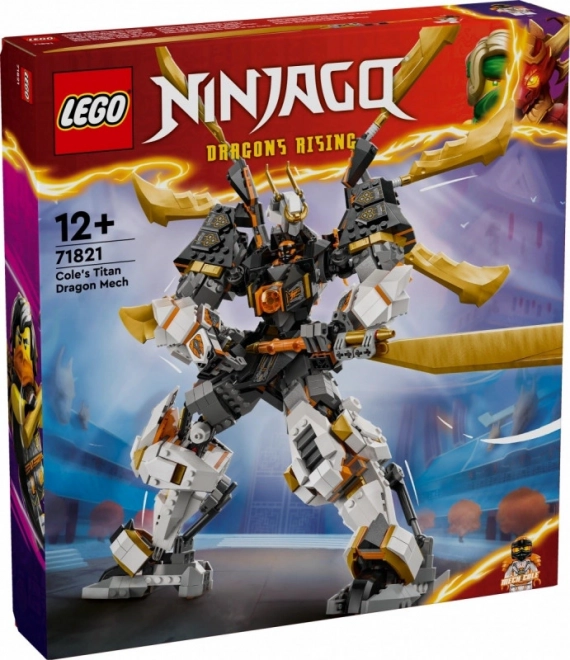 Lego Ninjago: Tytanov zmaj mech Colea