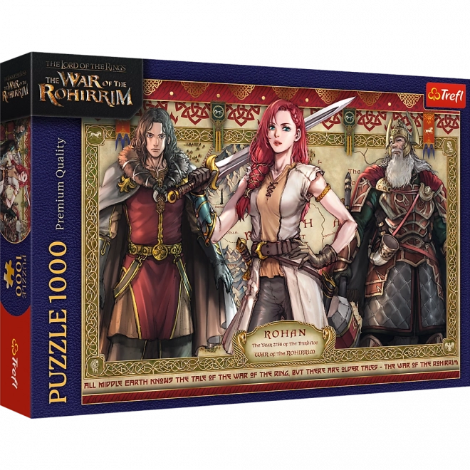 Puzzle 1000 Gospodar prstenova: Rat Rohirrima