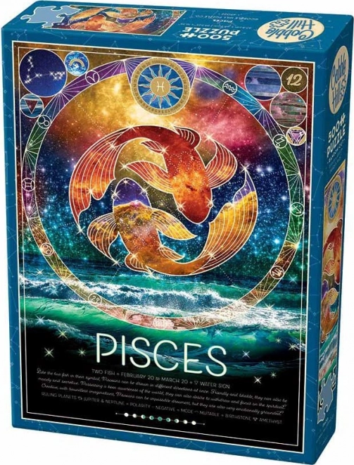 COBBLE HILL Puzzle Horoskopski znak: Ribe 500 komada
