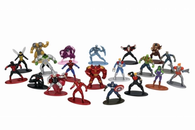 Metalne Nano kolekcionarske figurice od Marvela 20 kom