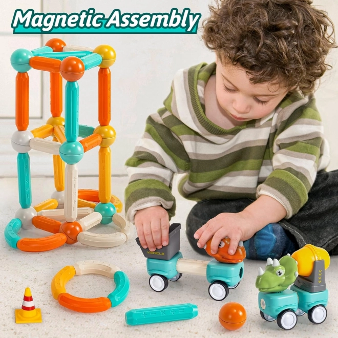 Woopie magnetski blokovi dinosauri građevinski set