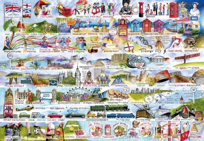 Puzzle GIBSONS Krem čaje 2000 dijelova