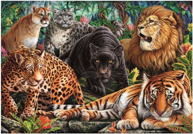 Puzzle Divlje mačke 500 dijelova