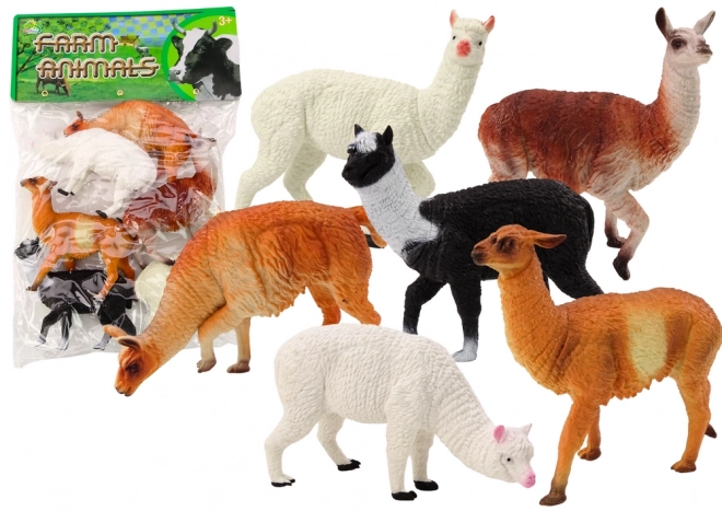 Set Figurka Alpaca Lamy Farma 6 kom. Mix