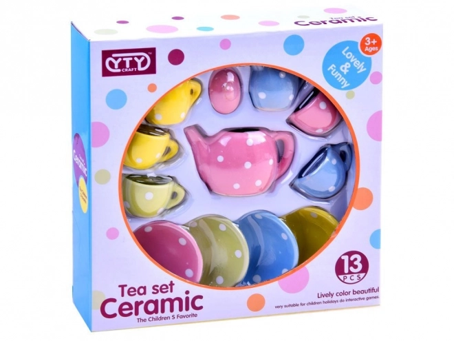 Dječji čajni set od keramike