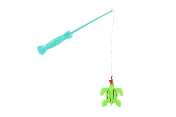 Igra riba/ribar sa štapom 26cm plastika 5 boja na karti 15,5x49x2cm