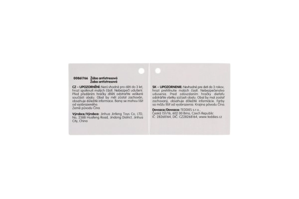 Antistresna žaba za stiskanje silikon 8x9cm 6 boja u vrećici 12 kom u kutiji