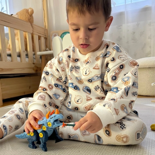 Woopie set dinosauri za zavrtanje 3 kom građevinski set s koferom i bušilica sa šrafcigerom