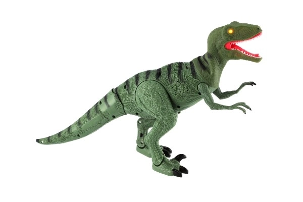 Hodajući IC Velociraptor plastika 50cm na baterije sa zvukom i svjetlom u kutiji 53x32,5x12cm