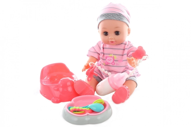 Beba koja piški 28 cm sa zvukovima i dodacima