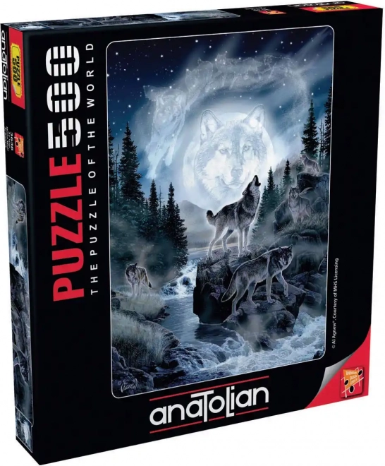 Puzzle Mjesečev vuk 500 dijelova