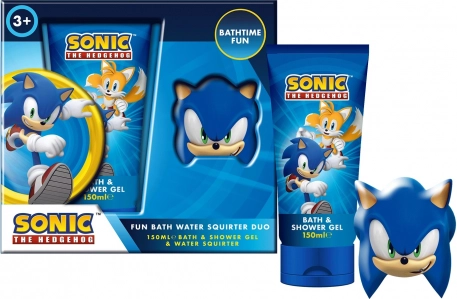 Set gel za tuširanje i pjena za kupanje Sonic 150 ml s igračkom za kupanje