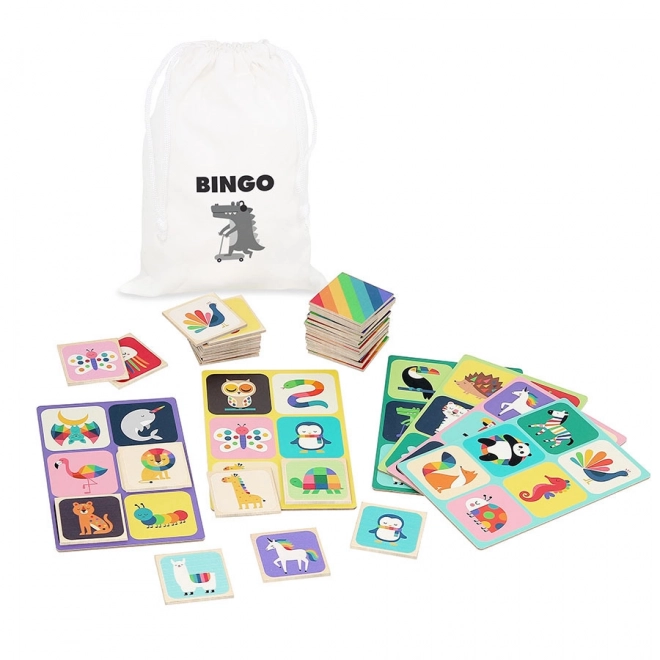 Vilac Drvene bingo duhová životinje