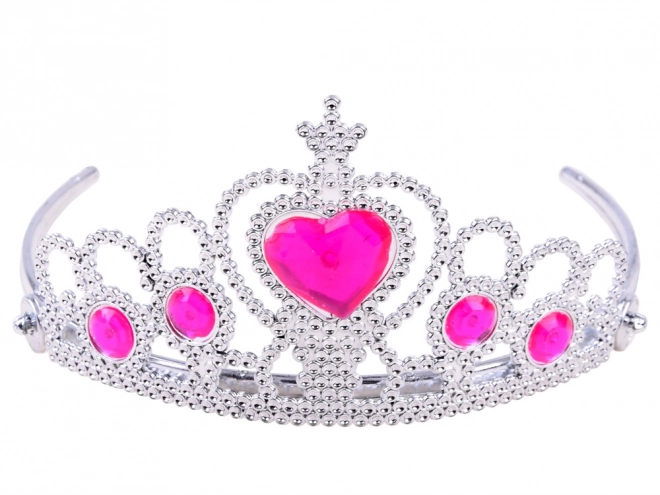 Kostim set Princeza s krunom i pletenicama – Ružičasta