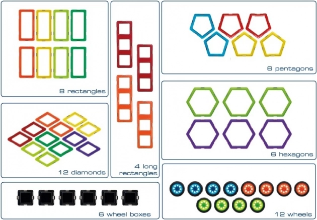 GeoSmart - Edukativna građevna set kutija 205 kom