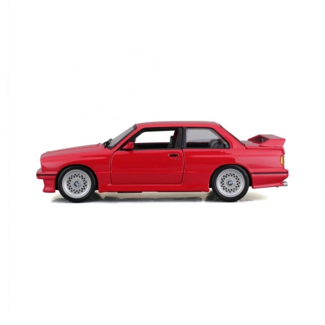 Metalni autić BMW 3 Series M3 1988 crvena