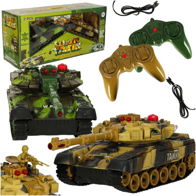 Daljinski upravljani RC tenkovi T90 2,4 GHz – set 2 kom