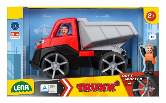 Auto Truxx 2 kamion kiperska plast 26cm s figuricom 27x15x16cm 24m+
