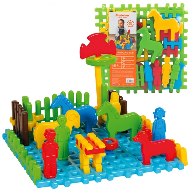 Marioinex građevni set Mini farma Wafle