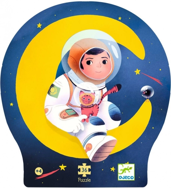 Puzzle Astronaut na Mjesecu 36 dijelova
