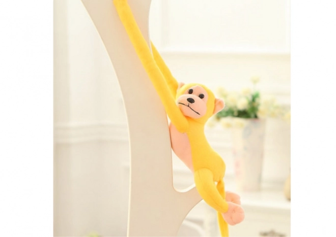 Plišani maskota majmun sa zvukom žuti 80 cm