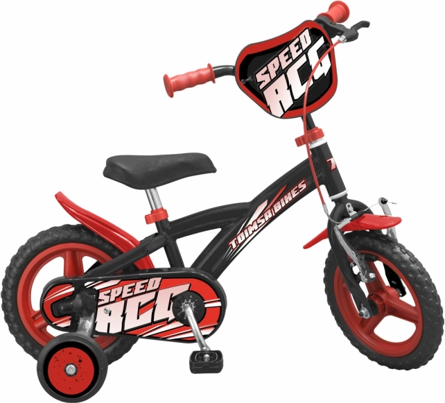 Dječji bicikl TOIMSA Speed 12" crno‑crveni