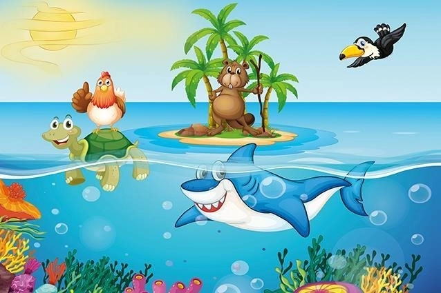 Drvene puzzle ART PUZZLE Pile na odmoru 50 dijelova
