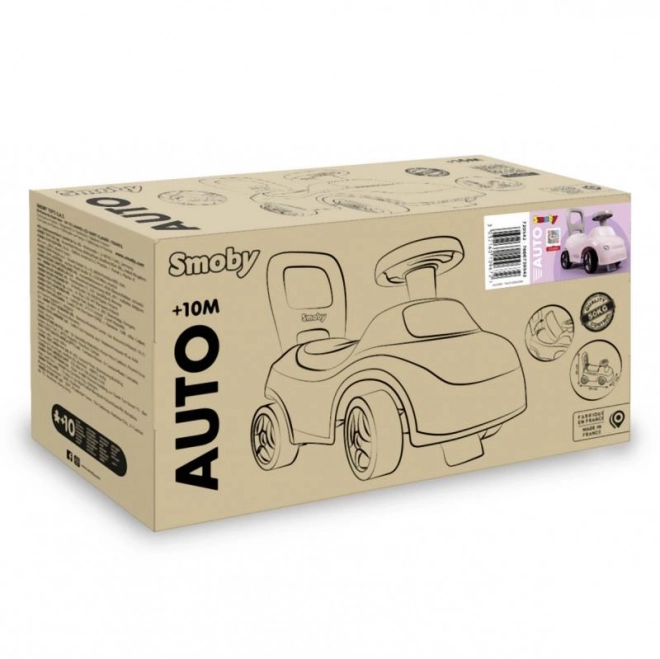 Smoby Guralica Auto Ružové