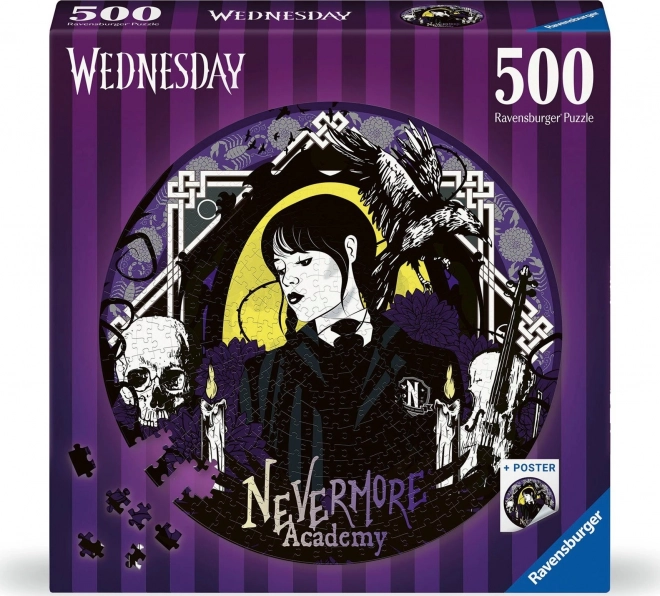 Kružne puzzle Wednesday 500 dijelova