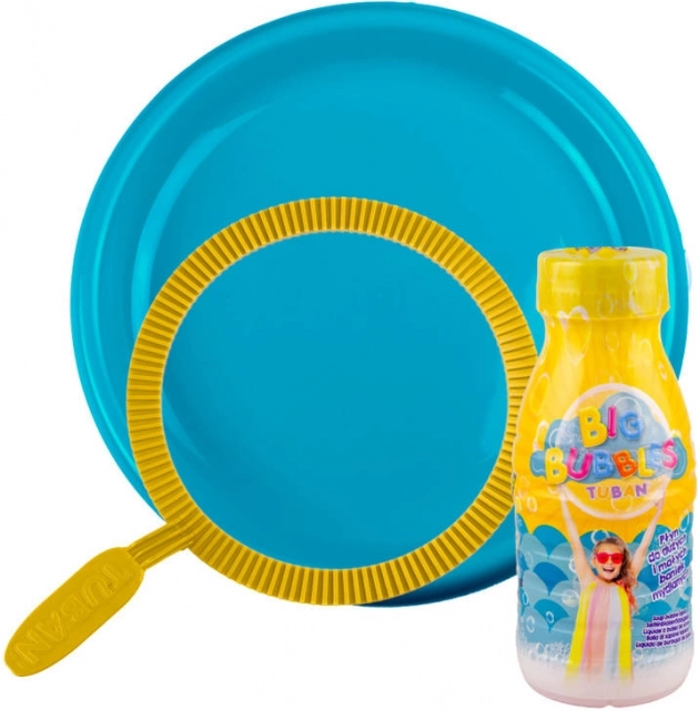 TUBAN set za sapunaste mjehuriće s okruglim obručem i zdjelicom + otopina 250 ml