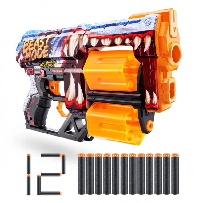Lansirno uređaj SKINS DREAD (12 strelica) uzorak Zvijer