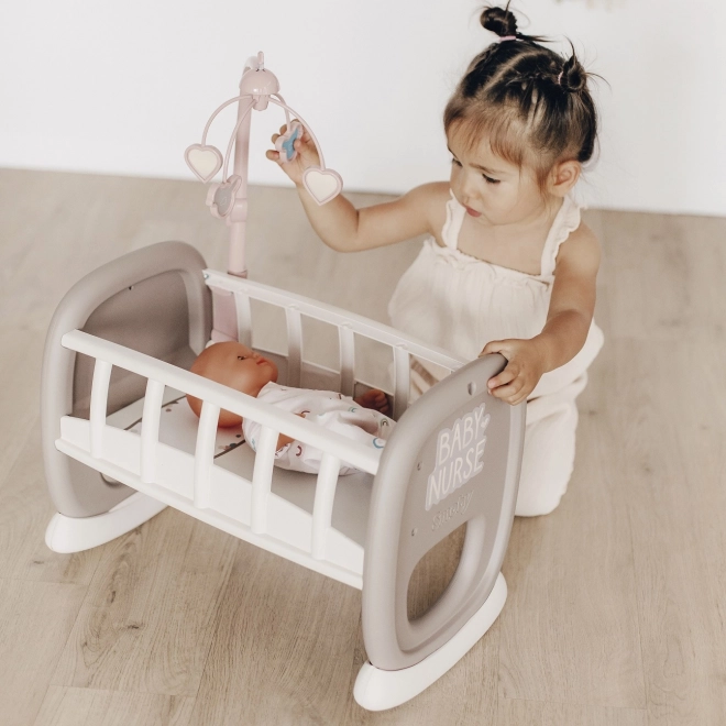 Smoby Baby Nurse kolijevka s vrtuljkom za lutke