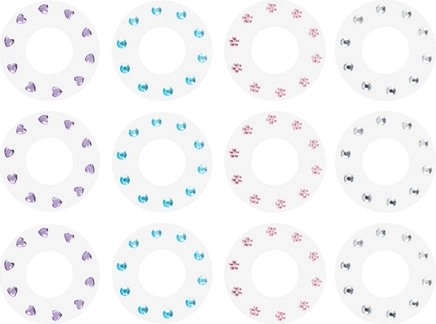 180 kristala raznih oblika i boja