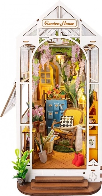 RoboTime 3D puzzle Stalak za knjige Garden House (drveni)