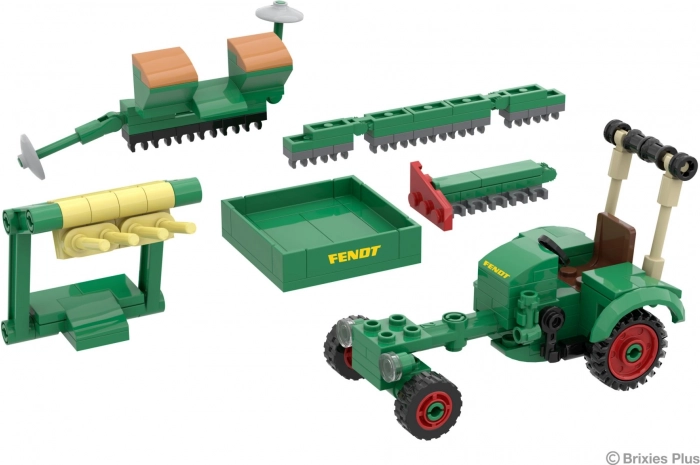 Brixies Plus - Povijesni traktor Fendt GT s priborom 1:32