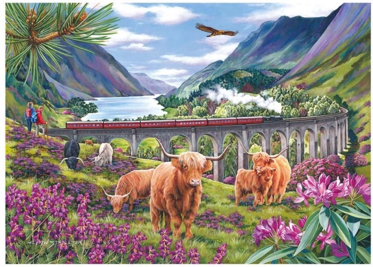 Puzzle Glenfinanske dame 1000 dijelova